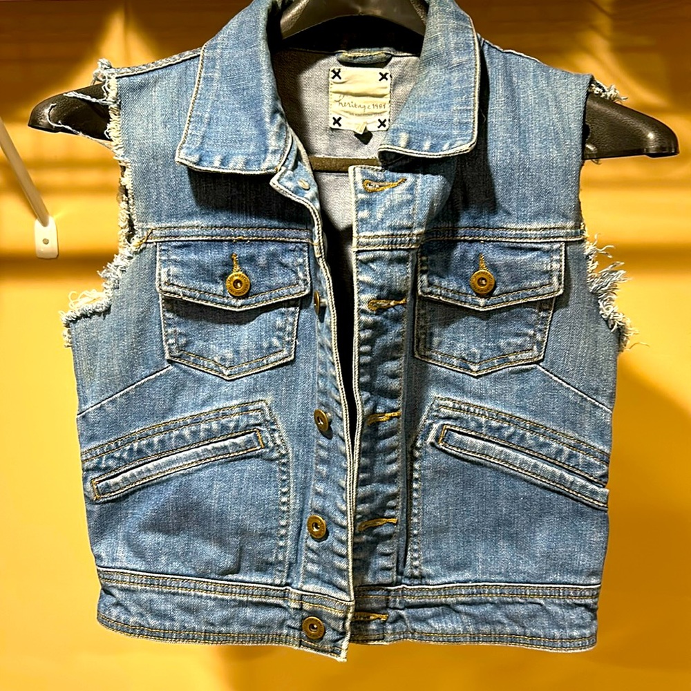 Heritage 1981 Blue Denim Vest